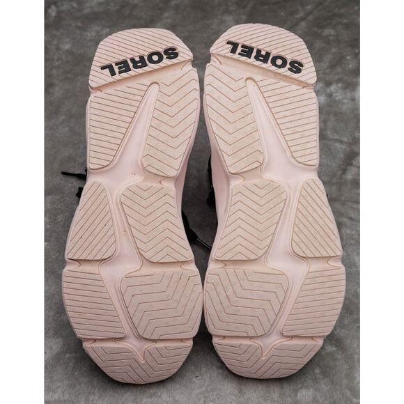 Sorel Kinetic RNEGD Conquest Black Pink Sneaker Waterproof Boots Womens Size 10 - Picture 6 of 16